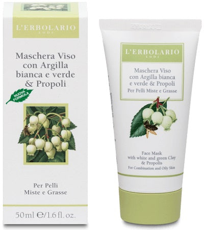 lerbolario maschera viso argilla e propoli 50 ml lerbolario ean 8022328112359