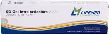 life med siringa intra articolare kd gel acido ialuronico 25 ultra one 120 mg48 ml ean 4250311906973