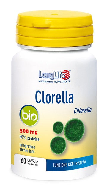 longlife longlife clorella bio 60 capsule long life ean 8054521003448