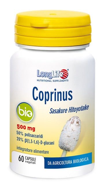 longlife longlife coprinus bio 60 capsule long life ean 8054521000782