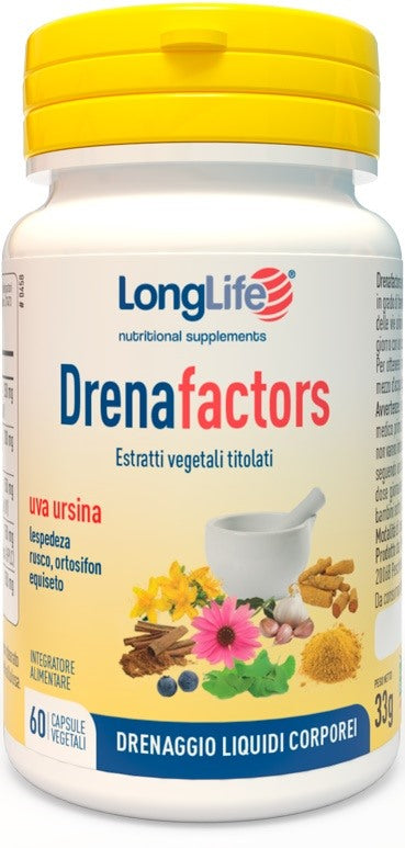 longlife longlife drenafactors 60 capsule long life ean 8054521000898