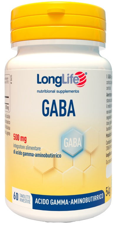 longlife longlife gaba 500mg 60 tavolette rivestite longlife ean 8054521004667