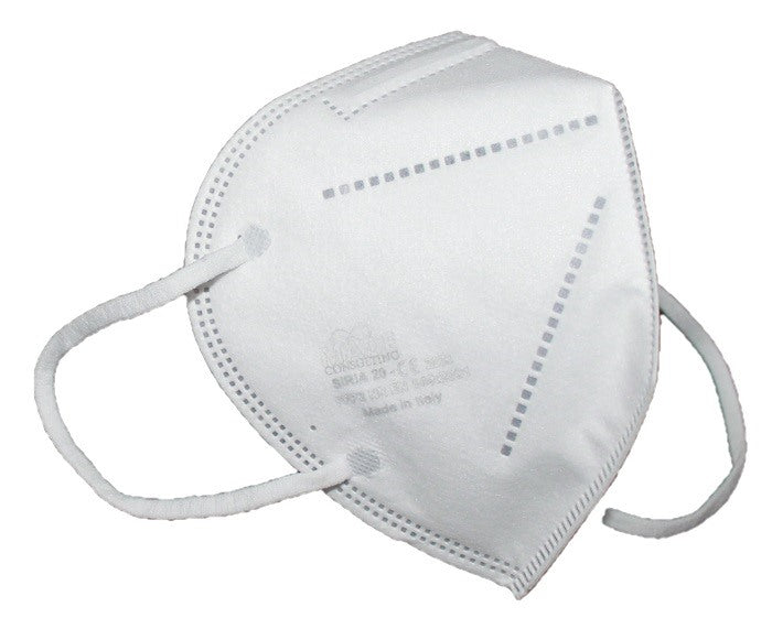 made consulting siria 20 semimaschera filtrante nera antipolvere ffp2 nr monouso per adulti
