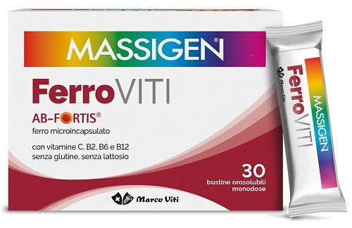 marco viti farmaceutici massigen ferroviti 30 bustine orosolubili ean 8050519573511