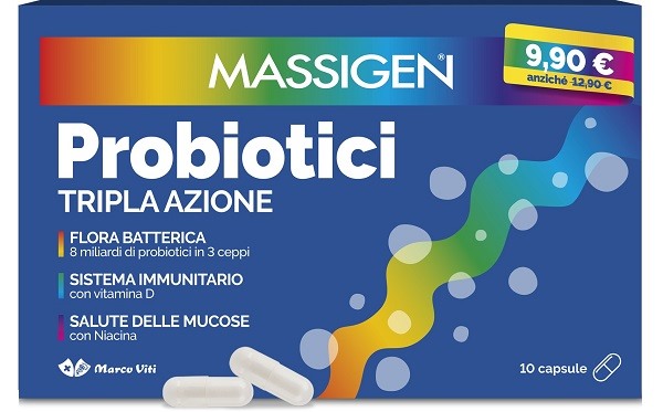 marco viti farmaceutici spa massigen probiotici 10 capsule 2024 offerta speciale ean 8050519573818