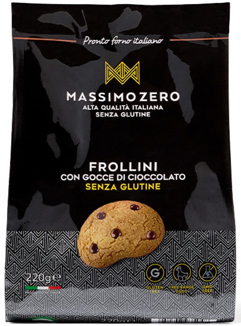 massimo zero massimo zero frollini gocce cioccolato 220 g massimo zero ean 8052747935048