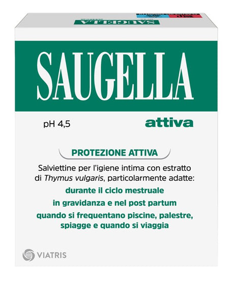 meda pharma saugella attiva salviettine detergenti 10 bustine saugella ean 8019629000188