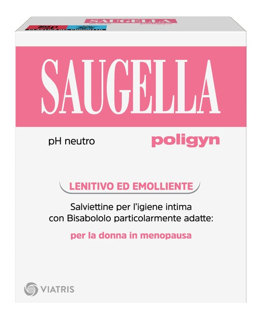 meda pharma saugella poligyn ph neutro salviettine igiene intima lenitivo ed emolliente 10 pezzi saugella ean 8019629000225