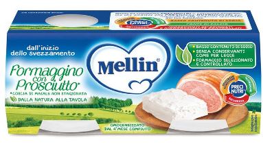 mellin mellin baby formaggino con prosciutto 2 x 80 g mellin ean 5900852022012