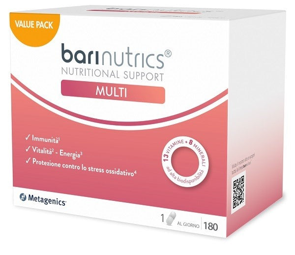 metagenics belgium bvba barinutrics multi 180 capsule metagenics ean 5400433327975