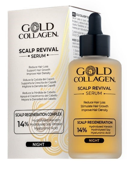 minerva research labs gold collagen scalp revival serum 100 ml gold collagen ean 5060259572180