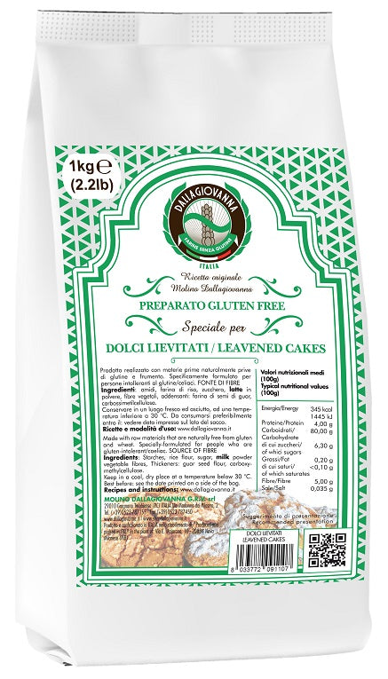 molino dallagiovanna g r v preparato speciale per dolci lievitati 1 kg ean 8033772091107