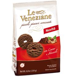 molino di ferro le veneziane biscotti cacaonocciola 250 g le veneziane ean 8009915004150