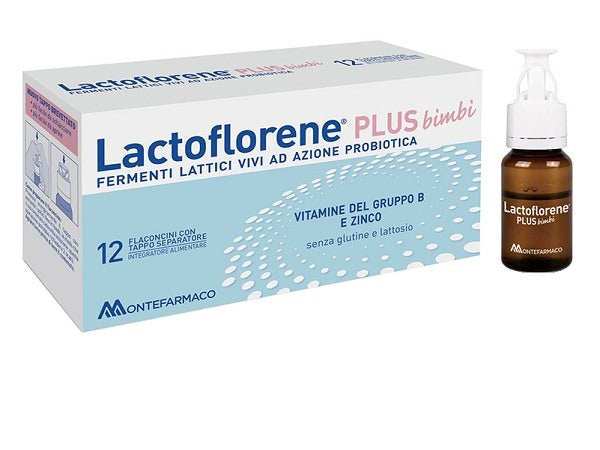 montefarmaco otc lactoflorene plus bimbi 12 bustine ean 8058363620412