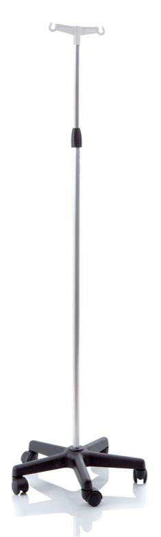 moretti asta flebo in alluminio anodizzato base in polipropilene su ruote 2 ganci altezza regolabile 133 230 cm skema skema ean 8057018712304