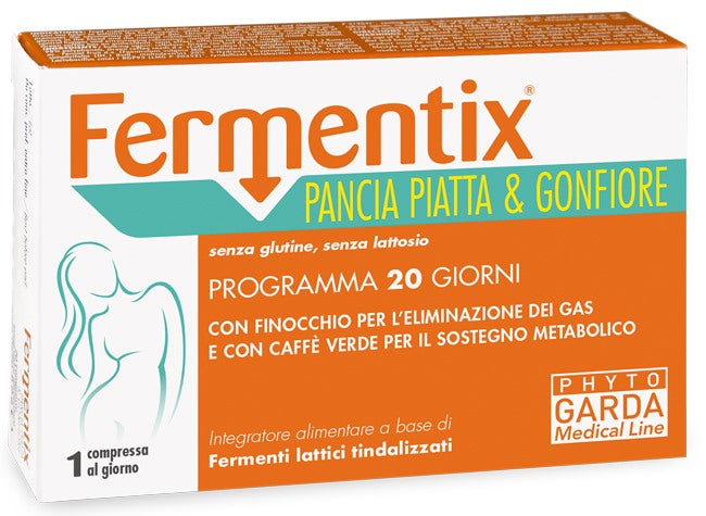 named fermentix pancia piatta e gonfiore 20 compresse fermentix ean 8051490300301