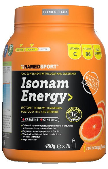 named sport isonam energy orange 480 g 1 g creatina named ean 8058268961627