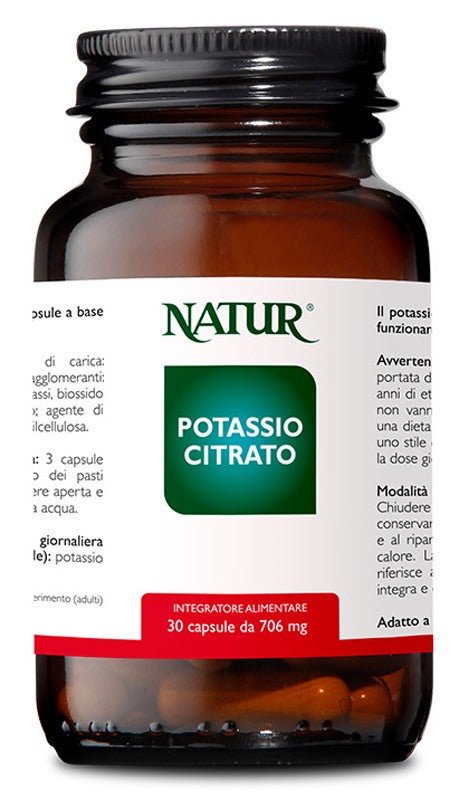 natur potassio citrato 30 capsule natur
