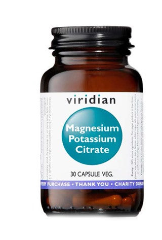 natur viridian magnesium potassium citrate 30 capsule viridian magnesio potassio citrato