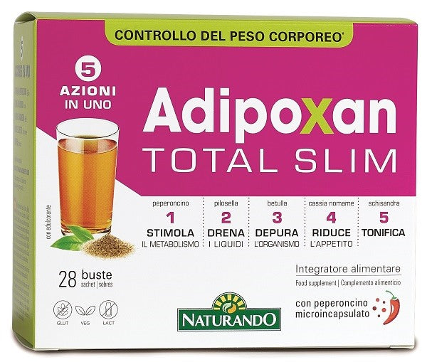 naturando adipoxan total slim 28 bustine ean 8013107052980