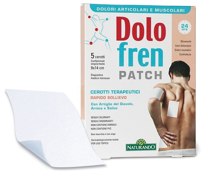 naturando dolofren patch 5 pezzi naturando ean 8013107060015
