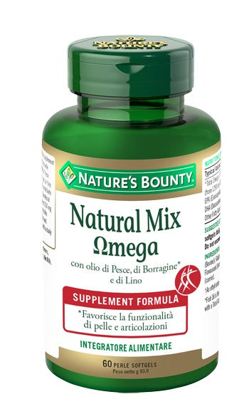 natures bounty natural mix omega 60 perle nature s bounty ean 0074312101519