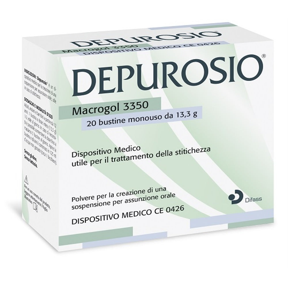 nessuno depurosio 20 bustine da 133 g senza glutine senza lattosio