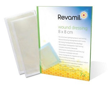 nessuno garza medicata revamil 8x8cm 7 pezzi ean 8717438010175