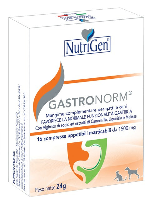 nessuno gastronorm 16 compresse nutrigen ean 8033196812807