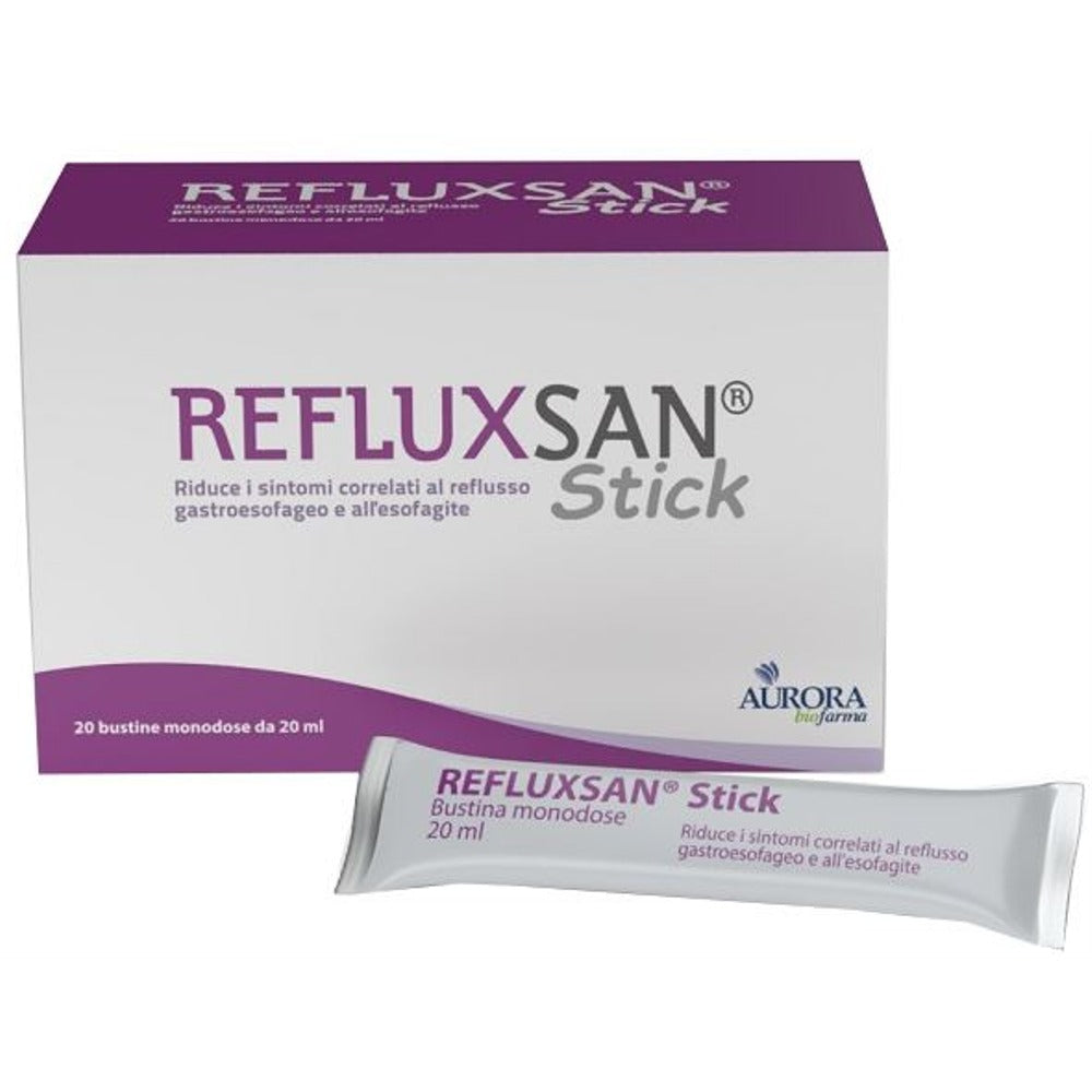 nessuno refluxsan stick 20 bustine monodose da 20 ml senza glutine senza lattosio ean 8050538052516