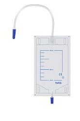 nessuno sacca di drenaggio gamba per incontinenza tubo 10 cm 10 pezzi ean 8003670968276