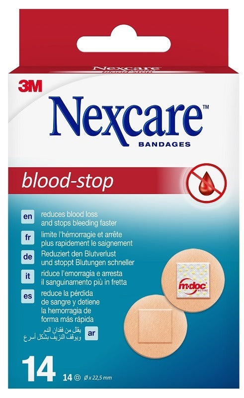 nessuno tampone nasale nexcare blood stop spots 22mm 14 pezzi ean 4046719472611