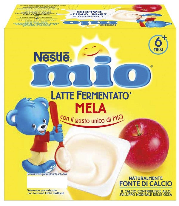 nestle italiana mio merenda latte fermentato mela 4 pezzi da 100 g ean 8445290179364