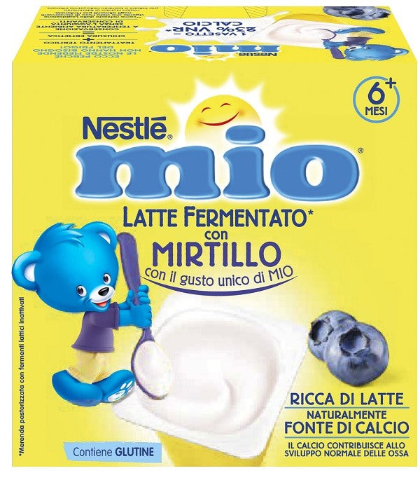 nestle italiana mio merenda latte fermentato mirtillo 4 pezzi da 100 g nestle ean 8445290587848