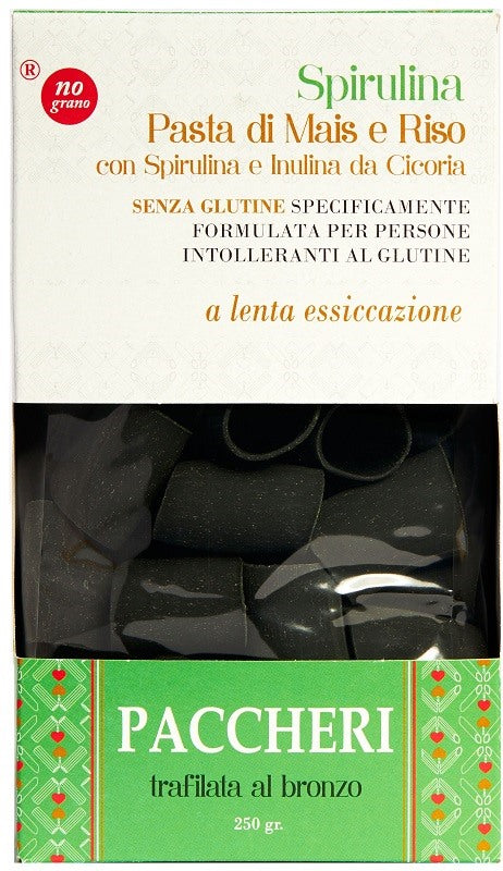 nograno nutri te paccheri con spirulina mais e riso 250 g ean 0652733570796