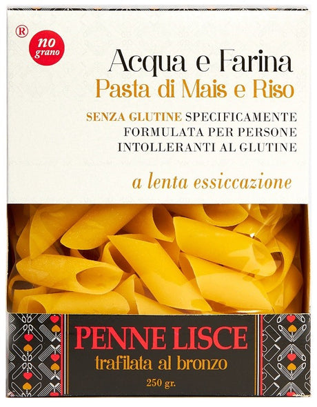 nograno nutri te penne lisce acqua e farina mais e riso 250 g ean 0652733883360