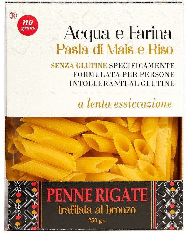 nograno nutri te penne rigate acqua e farina mais e riso 250 g ean 0652733014009