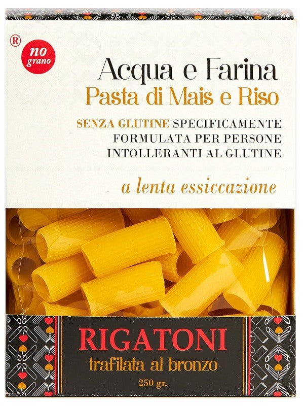nograno nutri te rigatoni acqua e farina mais e riso 250 g ean 0652733301765