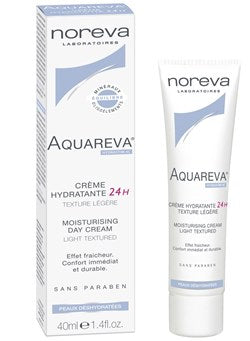 noreva aquareva crema idratante 24 h leggera 40 ml ean 3401321207487