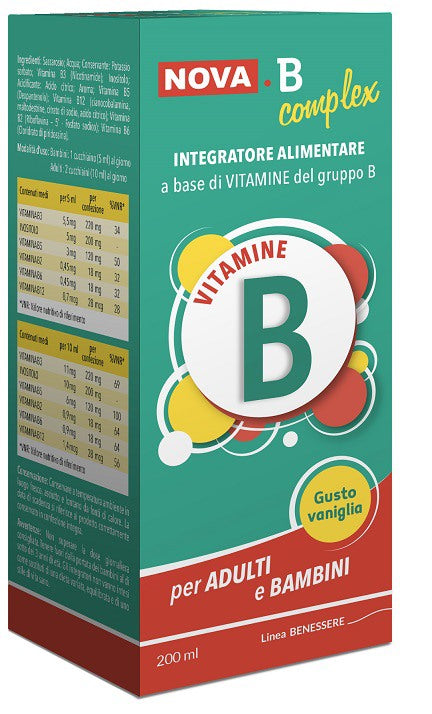 nova argentia ind farm nova b complex 200 ml nova argentia ean 8056471910753
