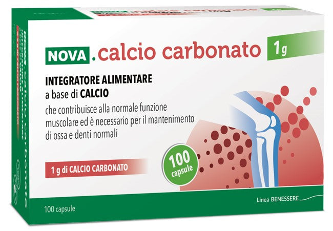 nova argentia ind farm nova calcio carbonato 1 g 100 capsule nova argentia