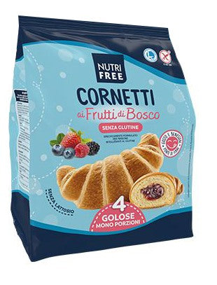 nt food nutrifree cornetti ai frutti di bosco 4 pezzi da 60 g nutrifree ean 8008696031096