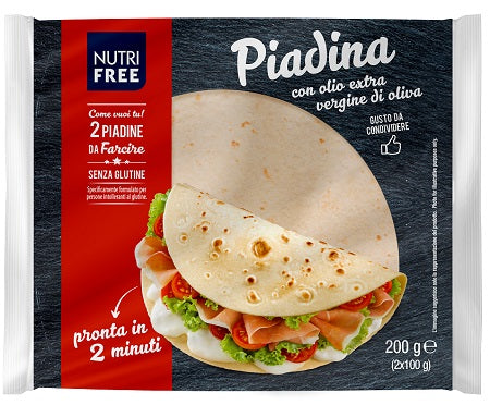 nt food nutrifree piadina 2 pezzi da 100 g foodclub nutrifree ean 8008696031751