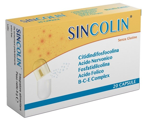 nutralbiofarma sincolin 20 capsule nutralbiofarma ean 7427116172842