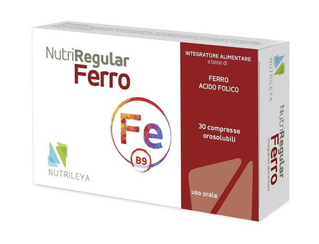 nutrileya nutriregular ferro 30 compresse orosolubili nutrileya ean 8055728150706