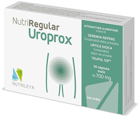 nutrileya nutriregular uroprox 30 softgel nutrileya ean 8055728150690