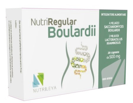 nutrileya srl nutriregular boulardii 20 capsule nutrileya ean 8055728150492
