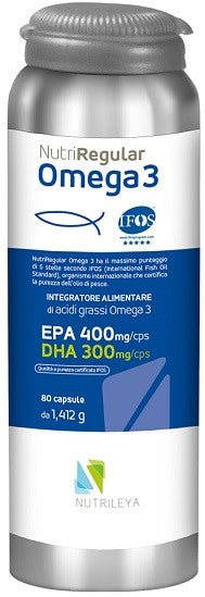 nutrileya srl nutriregular omega 3 80 capsule nutrileya ean 8055728150393