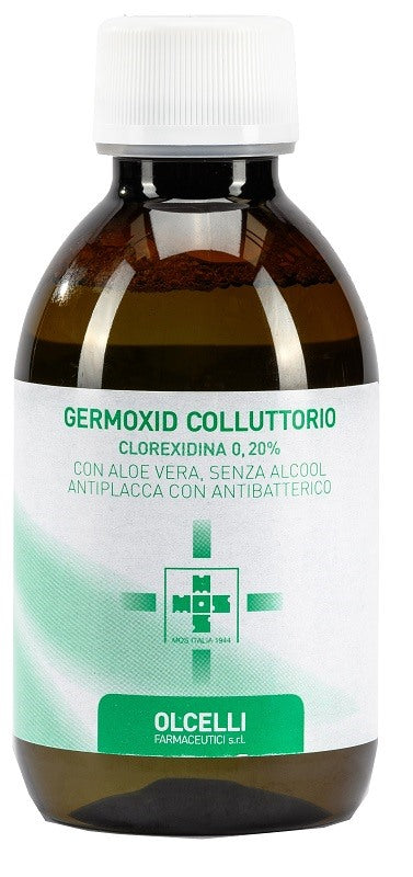 olcelli farmaceutici germoxid clorexidina 02 collutorio trattamento intensivo 200 ml olcelli farmaceutici ean 8006435001263