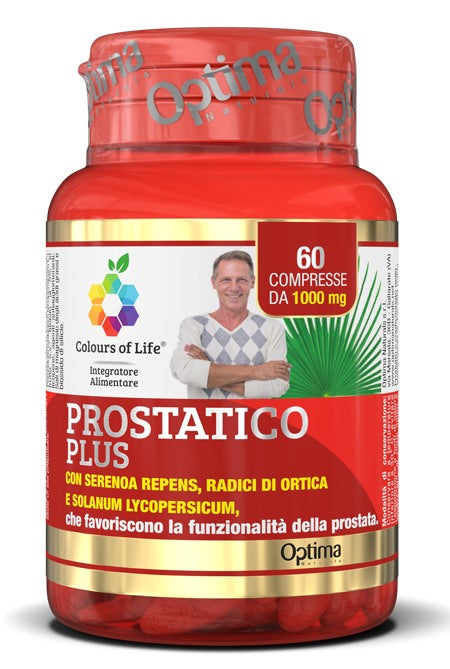 optima naturals colours of life prostatico plus 60 compresse 1000 mg colours of life ean 8052432434924